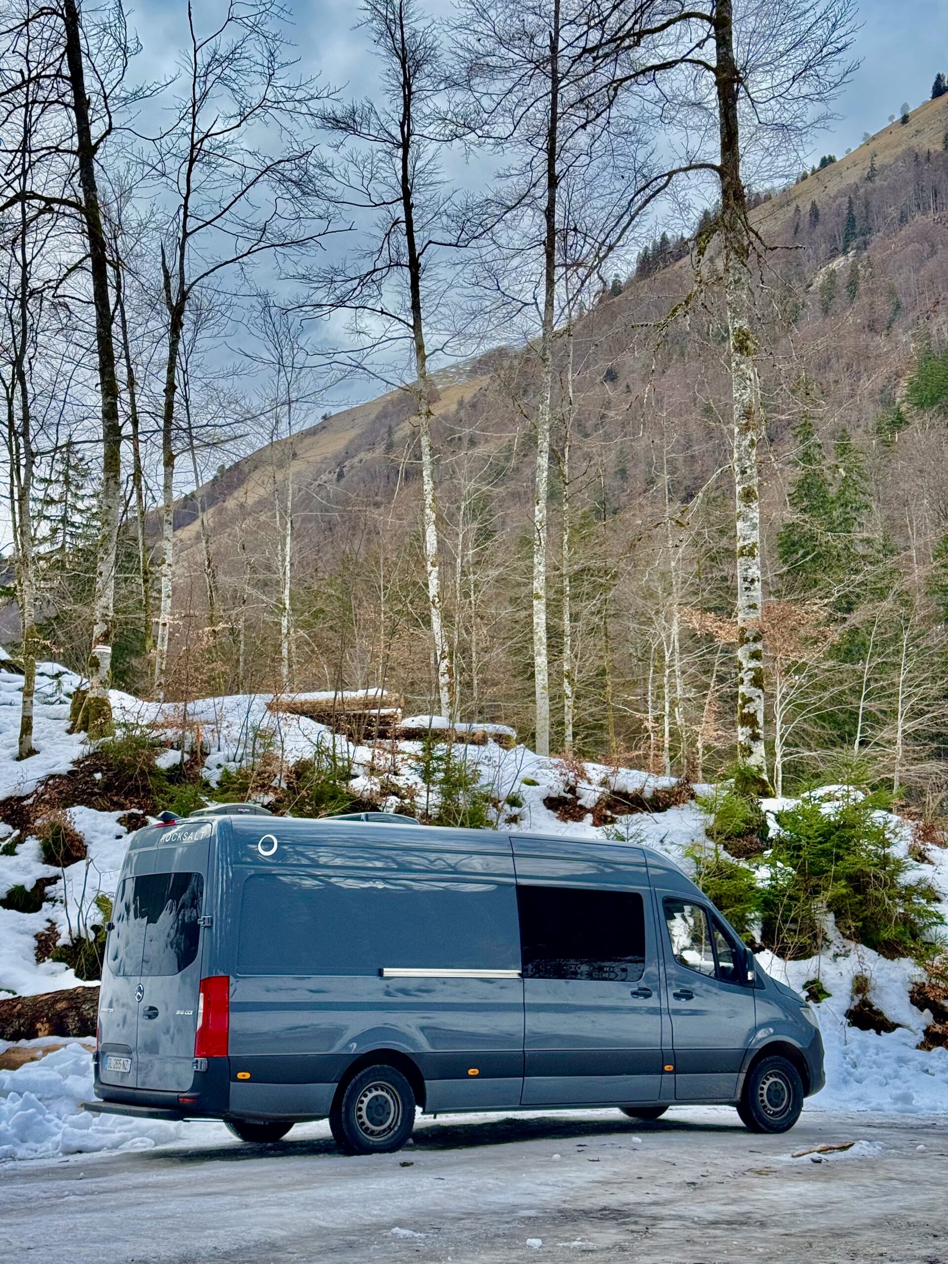 Rocksalt van hiver neige froid chauffage