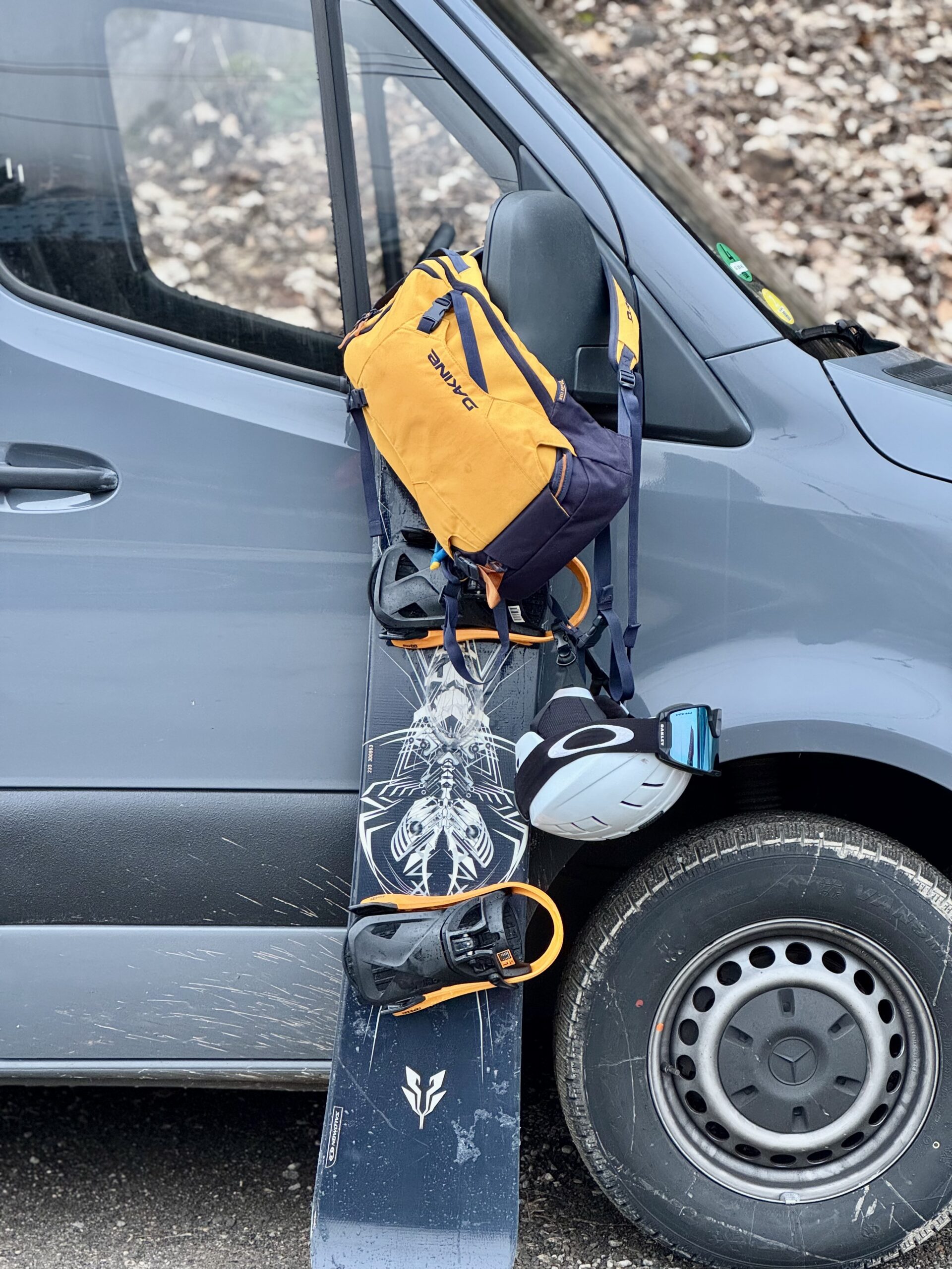 Rocksalt van snowboard